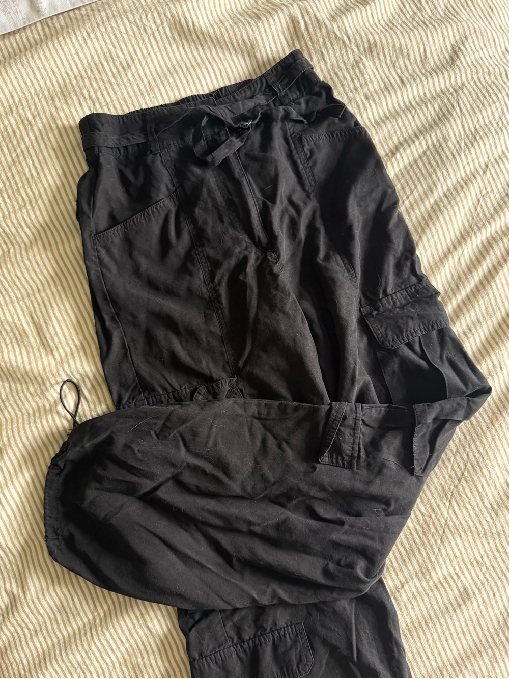 Dynamite Black Cargo Jogger Pants